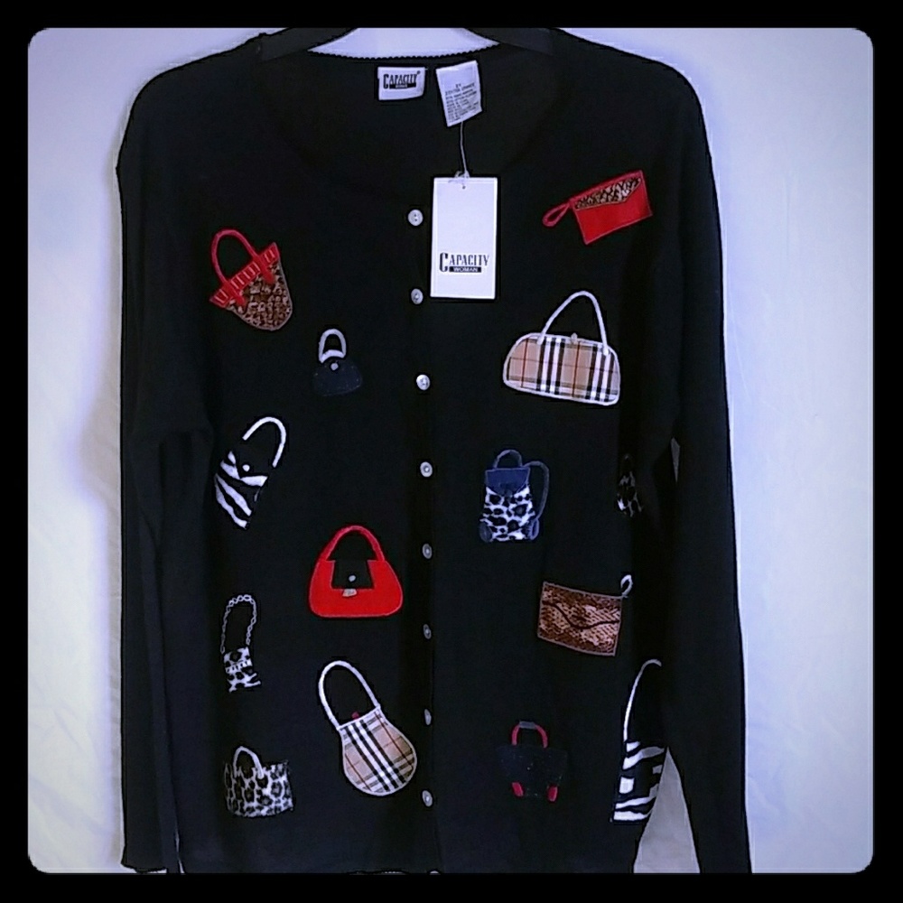 Capacity. Long sleeve cardigan. Size 2x